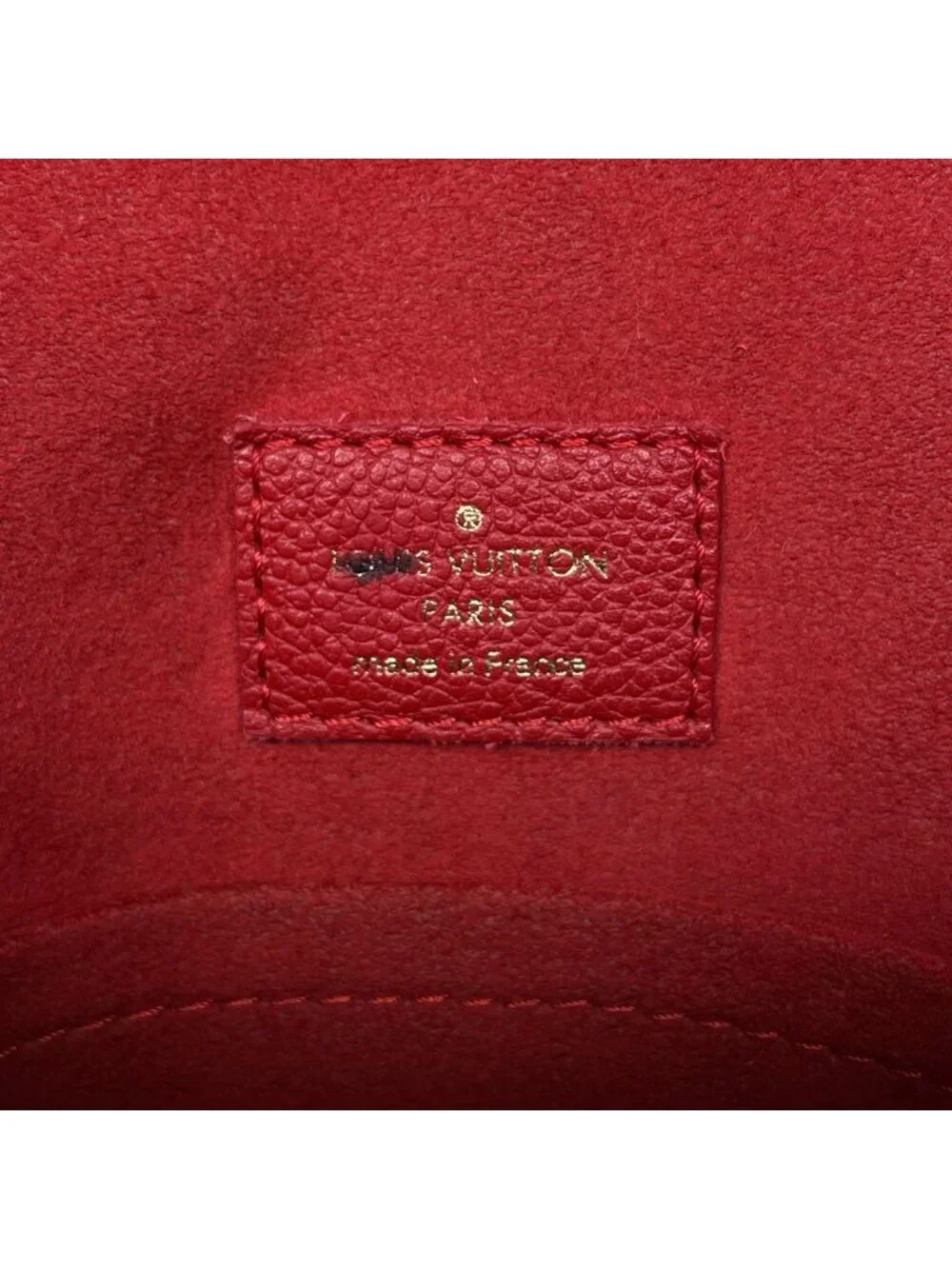 Louis Vuitton Juno Shoulder Bag Tassel Monogram Empreinte Cerise